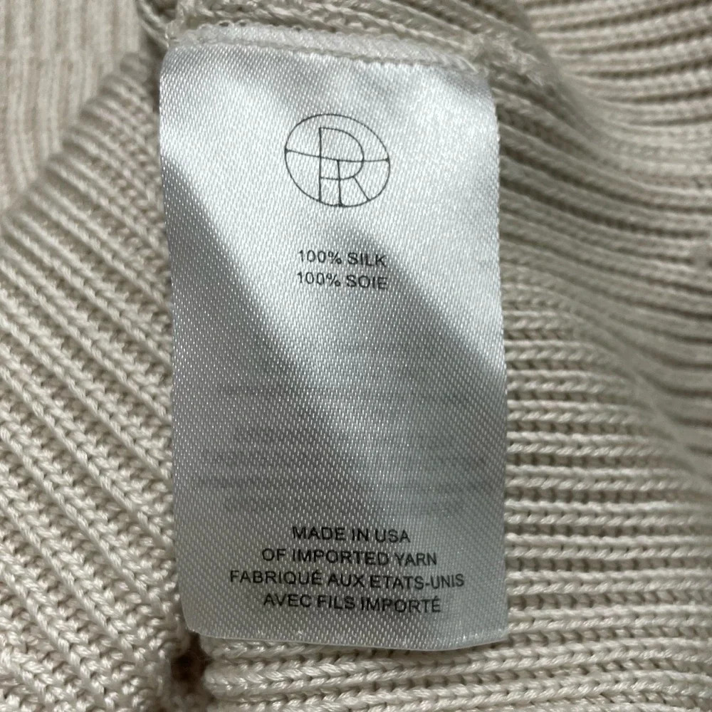 THE ROW 100% Silk SWEATER Women’s Small - Picture 5 of 11
